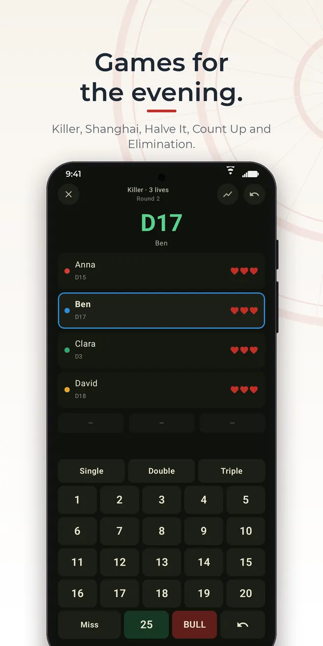 Ochely on Android: The party game Killer with four players