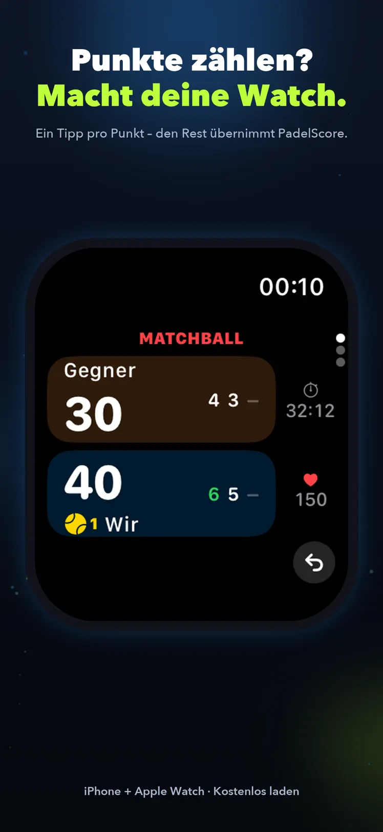PadelScore App-Screenshot 1