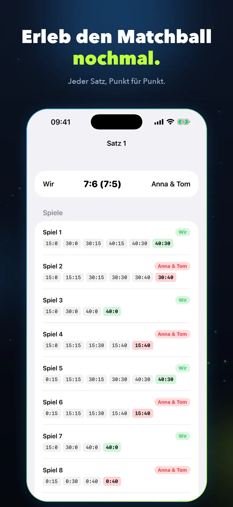 PadelScore App-Screenshot 5