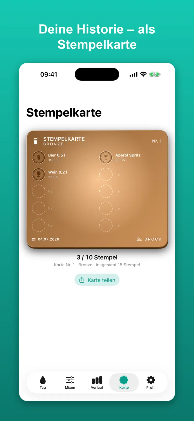 Promillemeter App-Screenshot 3