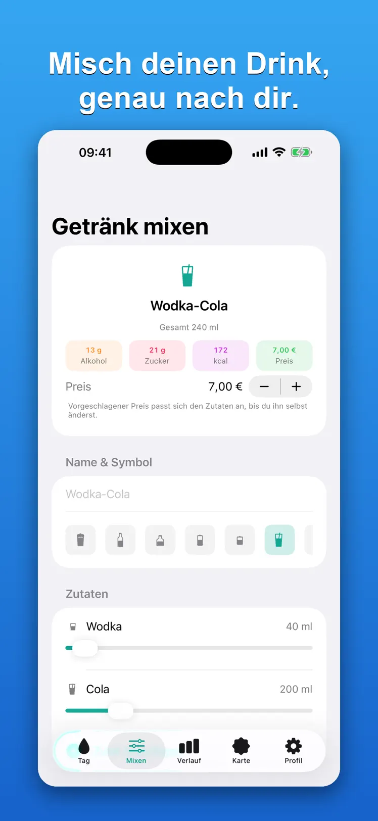 Promillemeter App-Screenshot 5