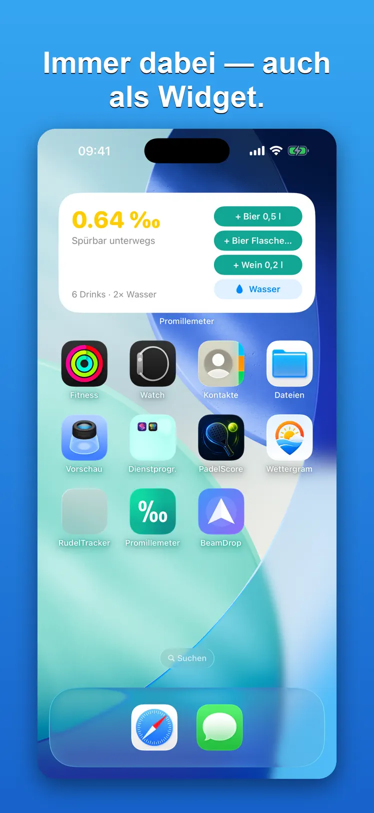 Promillemeter App-Screenshot 6