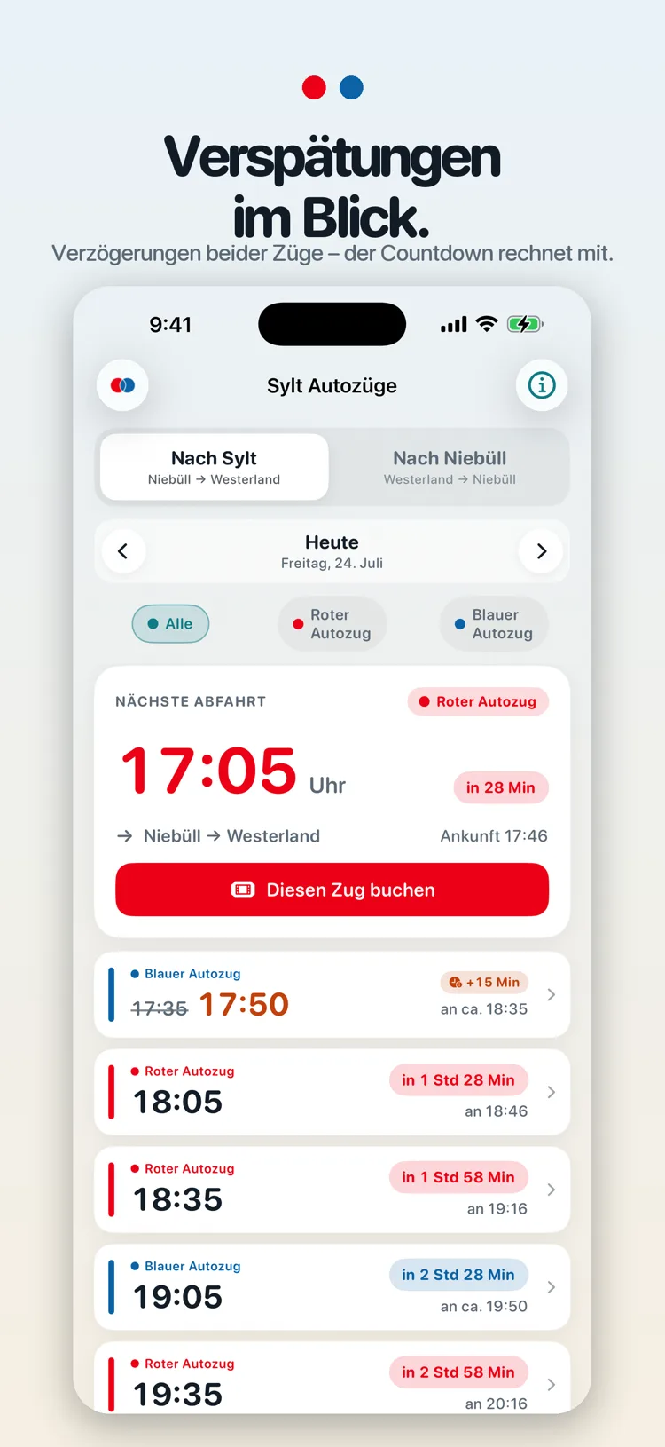 Sylt Autozüge App-Screenshot 5