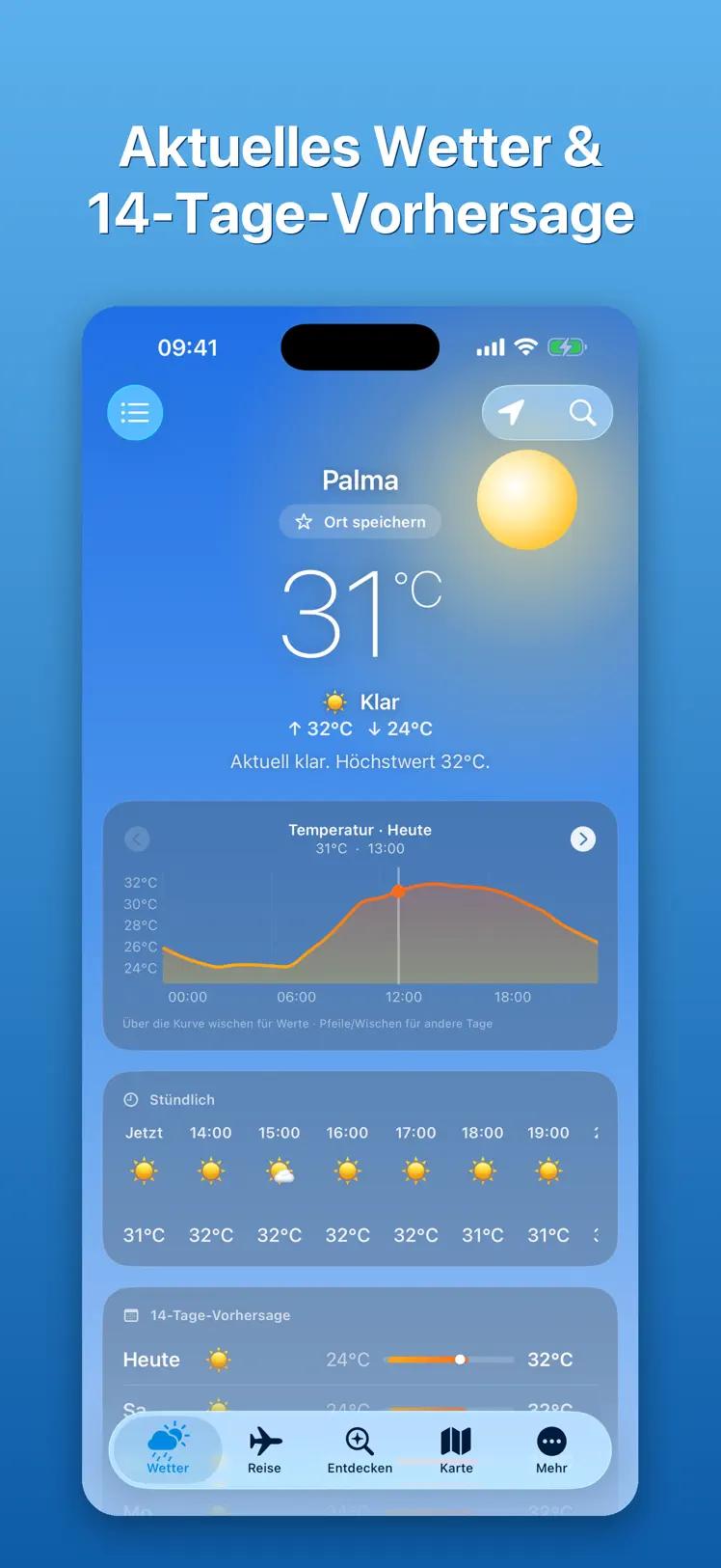Wettergram App-Screenshot 1
