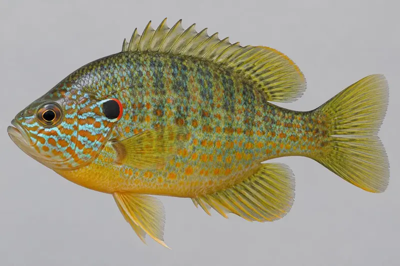 Sonnenbarsch (Lepomis gibbosus)